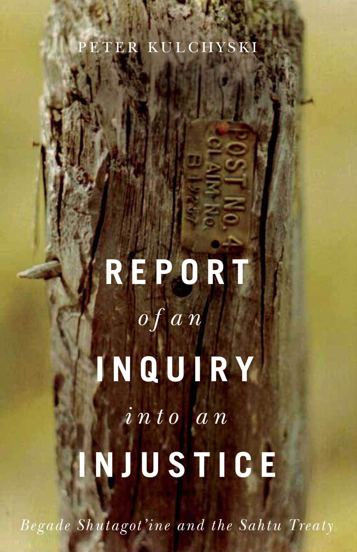 Report of an Inquiry into an Injustice – University of Manitoba Press